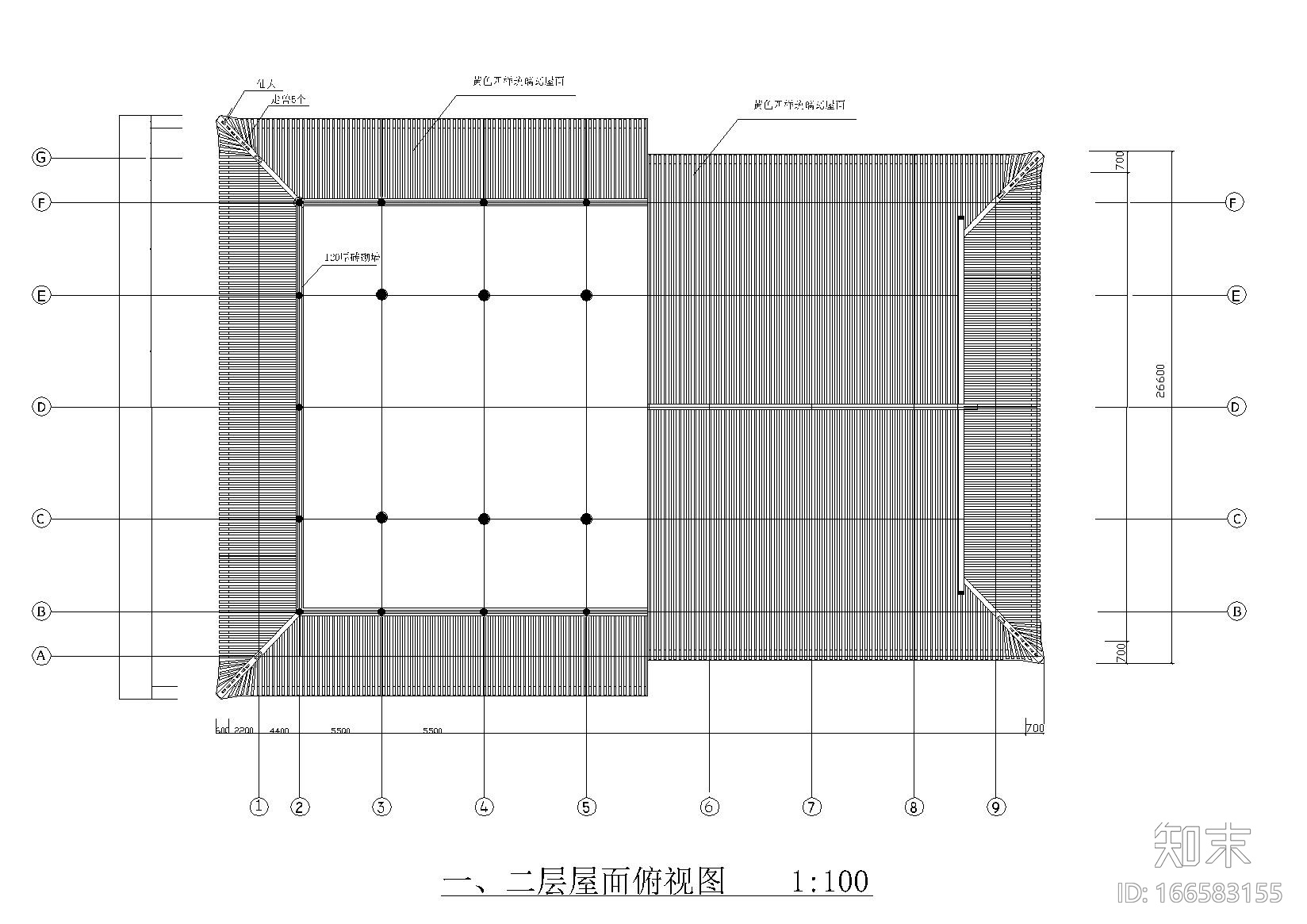 [河北]寺庙大雄宝殿一层砖混框架结构施工图cad施工图下载【ID:166583155】