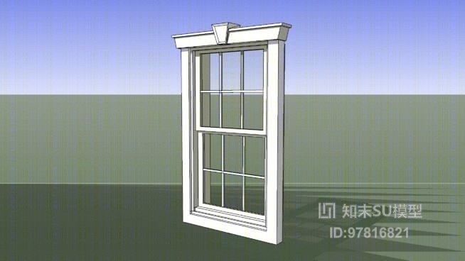 平开窗SU模型下载【ID:917865281】