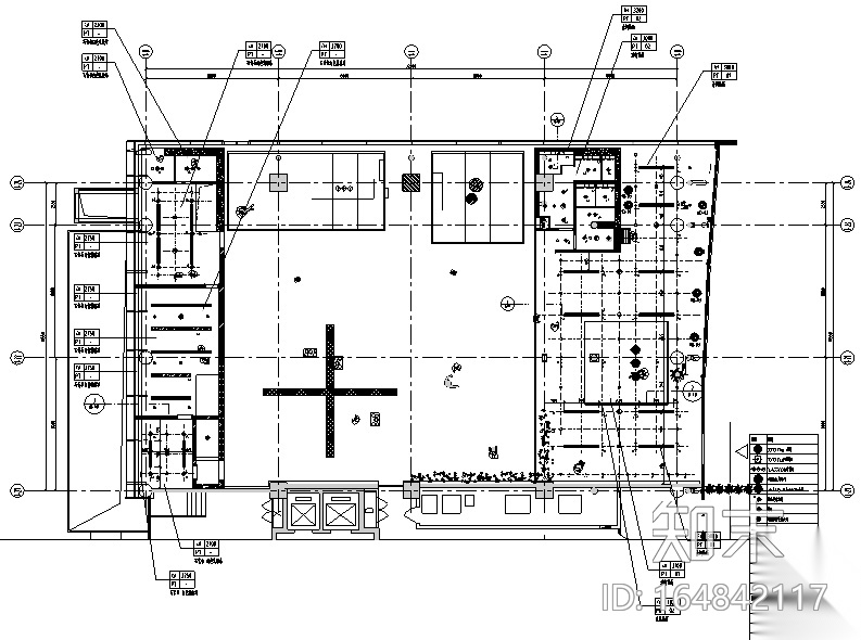 赫曼德高端橱柜连锁店全套施工图（附效果图+水电图+物料...cad施工图下载【ID:164842117】