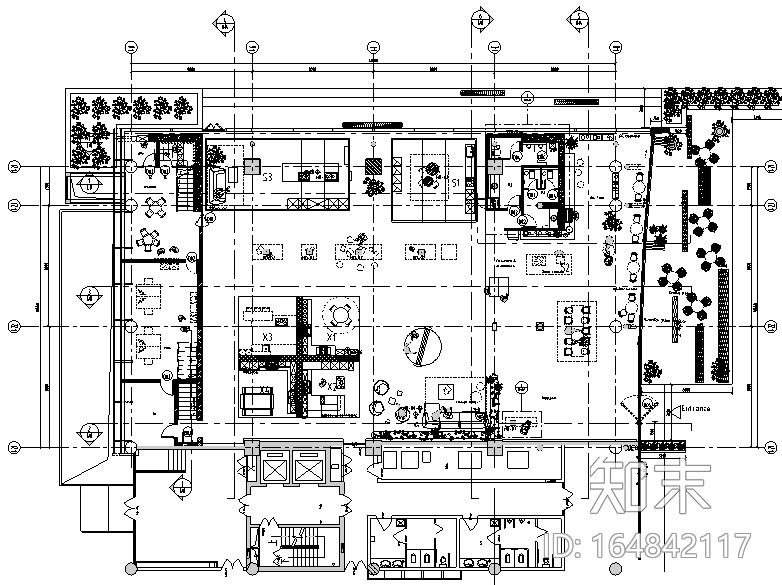 赫曼德高端橱柜连锁店全套施工图（附效果图+水电图+物料...cad施工图下载【ID:164842117】