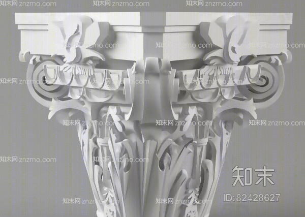 柱头13D模型下载【ID:82428627】