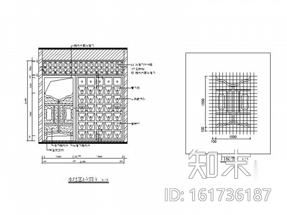 特色雅致时尚美容养生会所室内装修施工图cad施工图下载【ID:161736187】