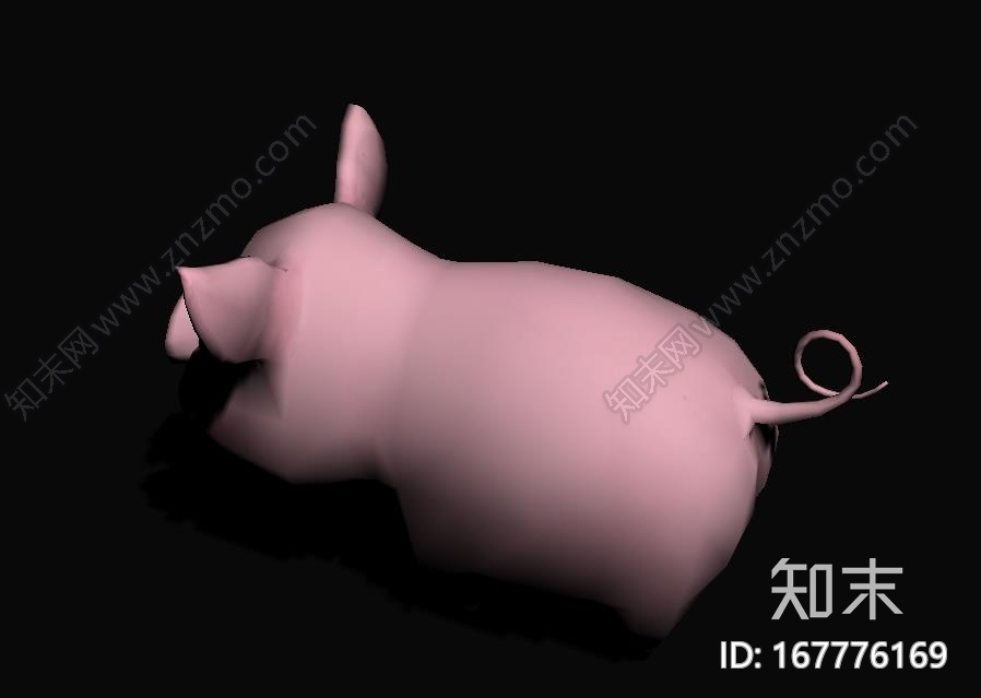 小猪猪Q版CG模型下载【ID:167776169】