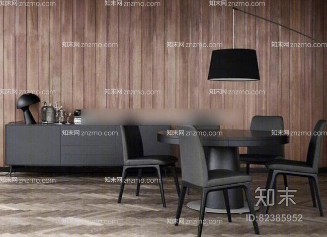家居餐厅83D模型下载【ID:82385952】