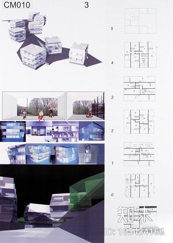 优秀建筑设计毕业作品展板排版设计施工图下载【ID:165434166】