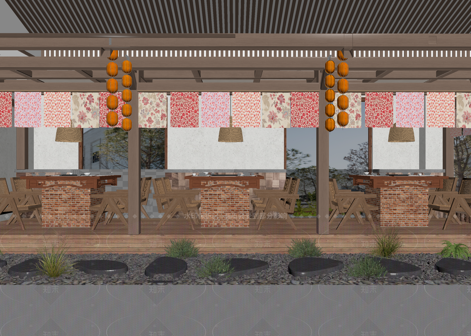 侘寂茶馆3D模型下载【ID:1214986909】