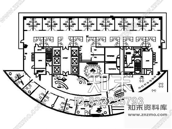 图块/节点某办公室平面装修图cad施工图下载【ID:832255793】