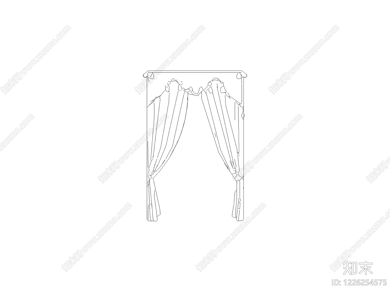 窗帘CAD图纸