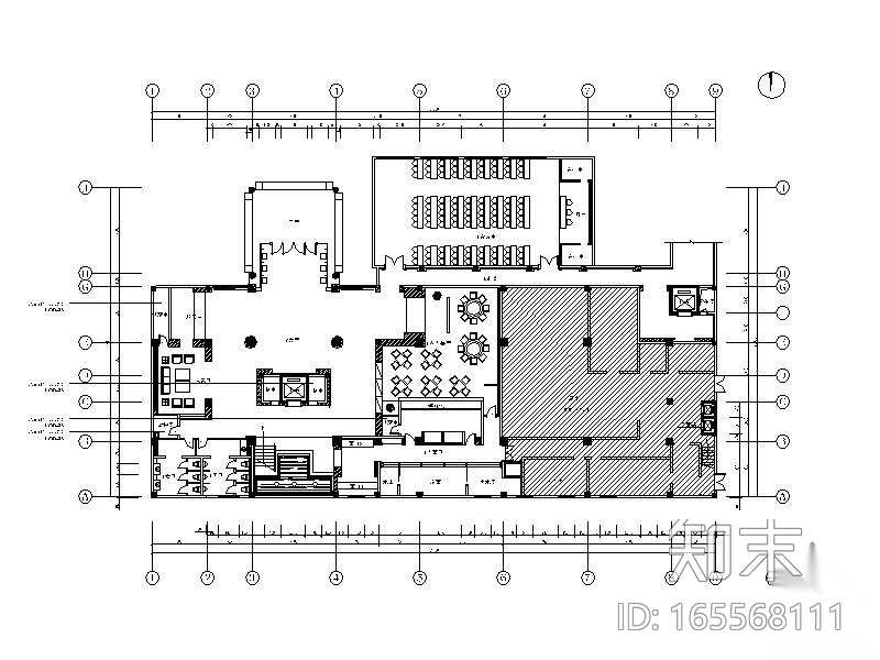 [湖北]某时尚KTV会所局部室内装修图（含效果）cad施工图下载【ID:165568111】