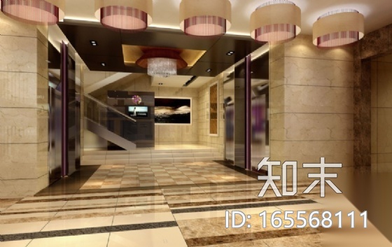 [湖北]某时尚KTV会所局部室内装修图（含效果）cad施工图下载【ID:165568111】