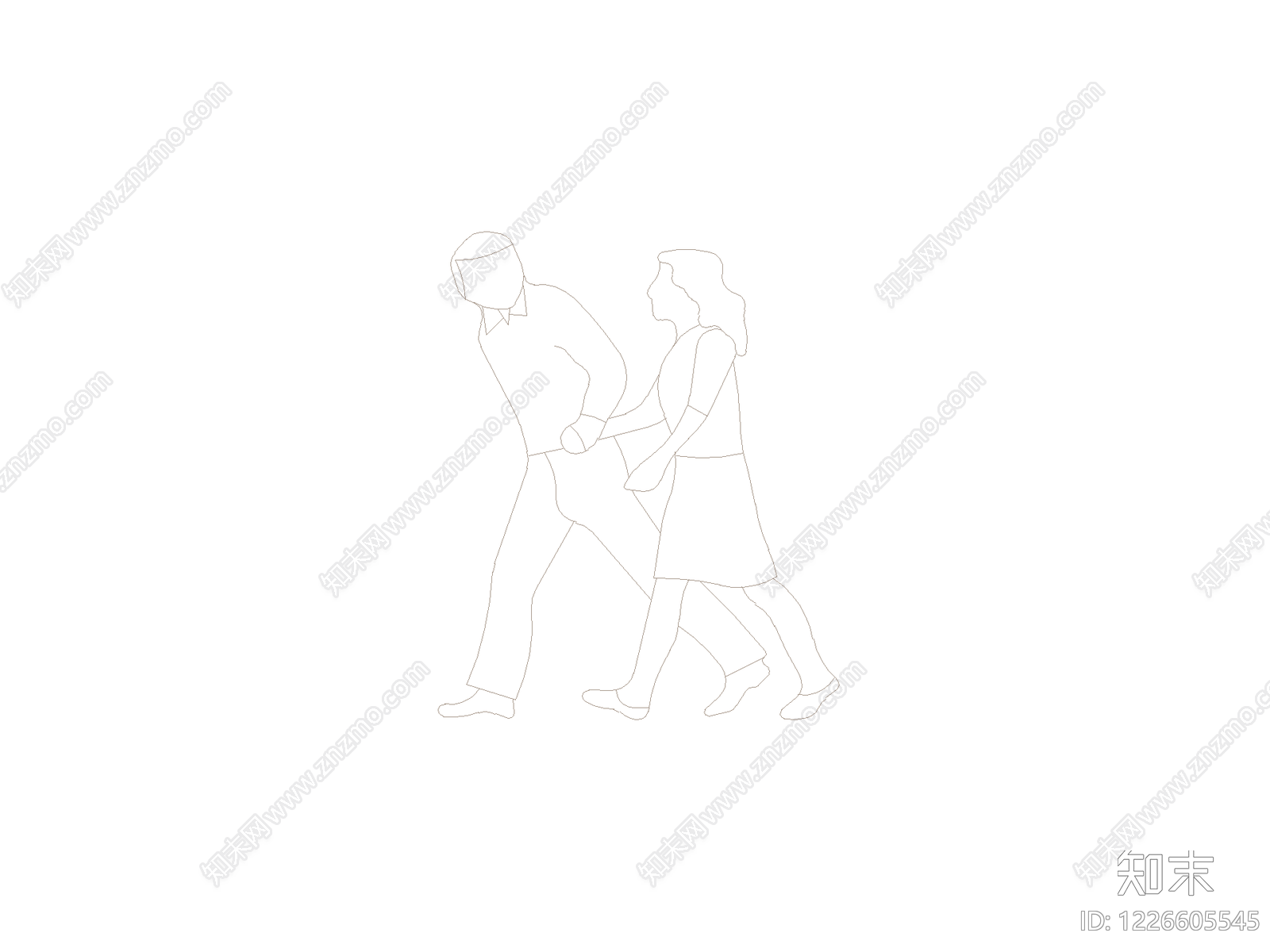 人物cad施工图下载【ID:1226605545】
