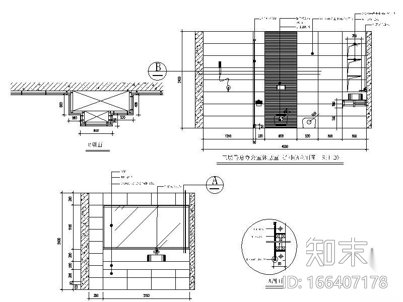 [南京]某研发中心3F办公室竣工图（装饰+水电）cad施工图下载【ID:166407178】