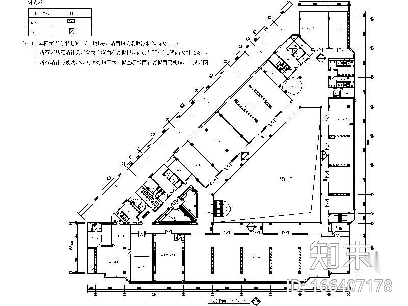 [南京]某研发中心3F办公室竣工图（装饰+水电）cad施工图下载【ID:166407178】