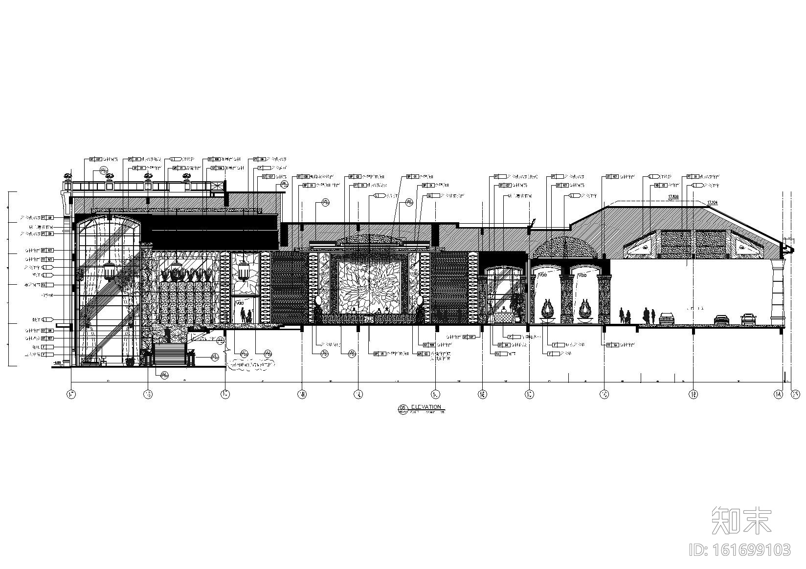 上海现代六层五星级酒店设计施工图+效果图cad施工图下载【ID:161699103】