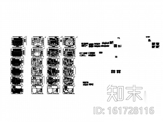 [四川]七层大气汽车运输办公空间室内设计CAD施工图cad施工图下载【ID:161728116】