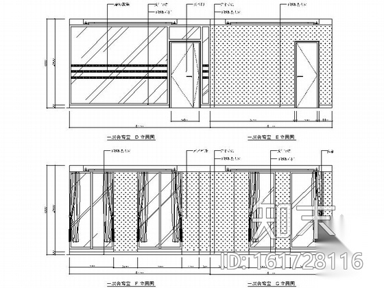 [四川]七层大气汽车运输办公空间室内设计CAD施工图cad施工图下载【ID:161728116】