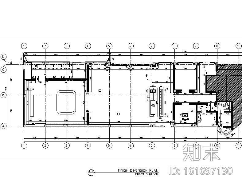 华润国际社区售楼处设计施工图cad施工图下载【ID:161697130】