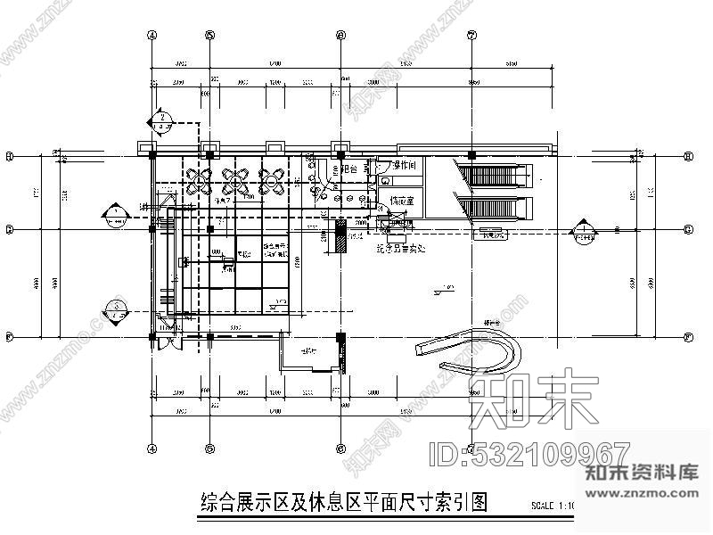 施工图辽宁城市规划展示馆装饰设计图cad施工图下载【ID:532109967】