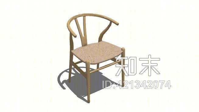 叉骨椅SU模型下载【ID:421342074】