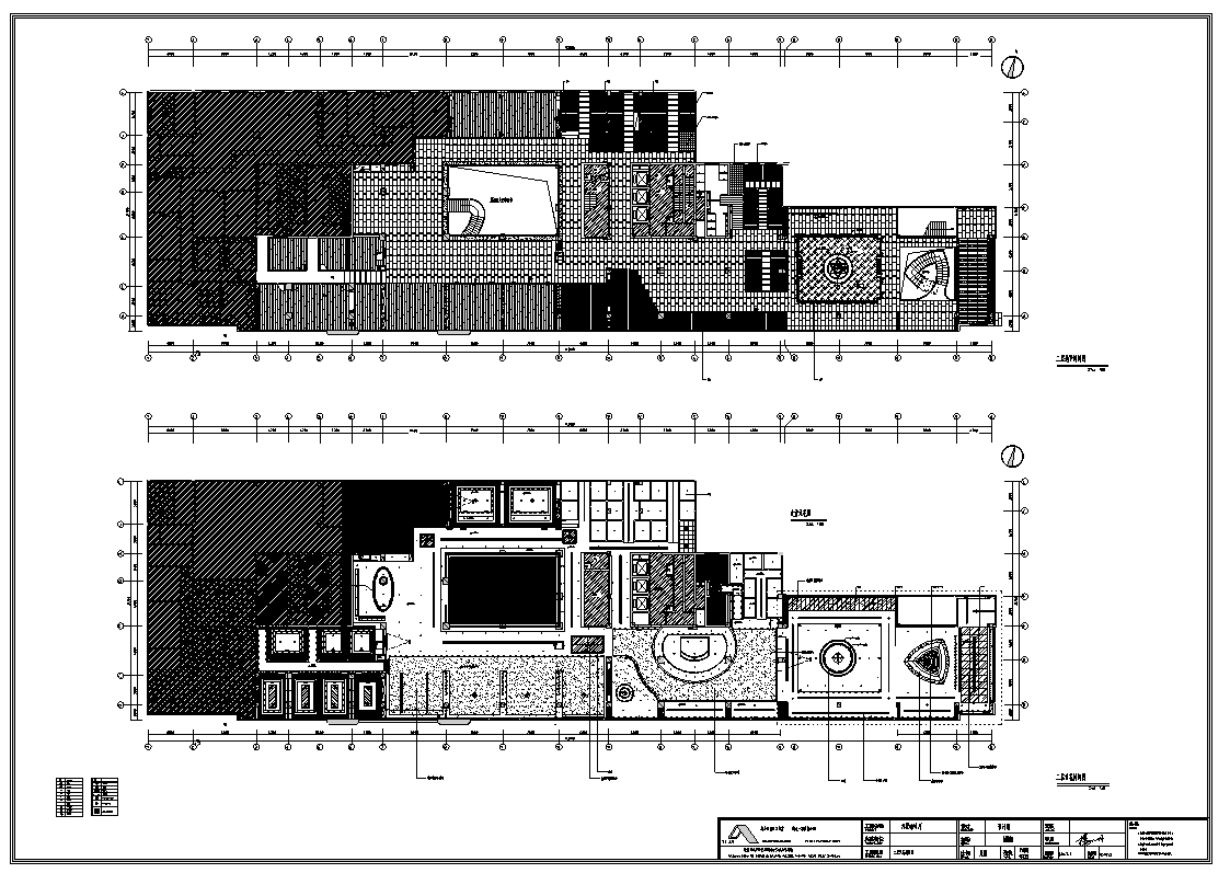 邦果咖啡餐厅室内设计二层全套施工图（含47个CAD图纸）施工图下载【ID:161765175】