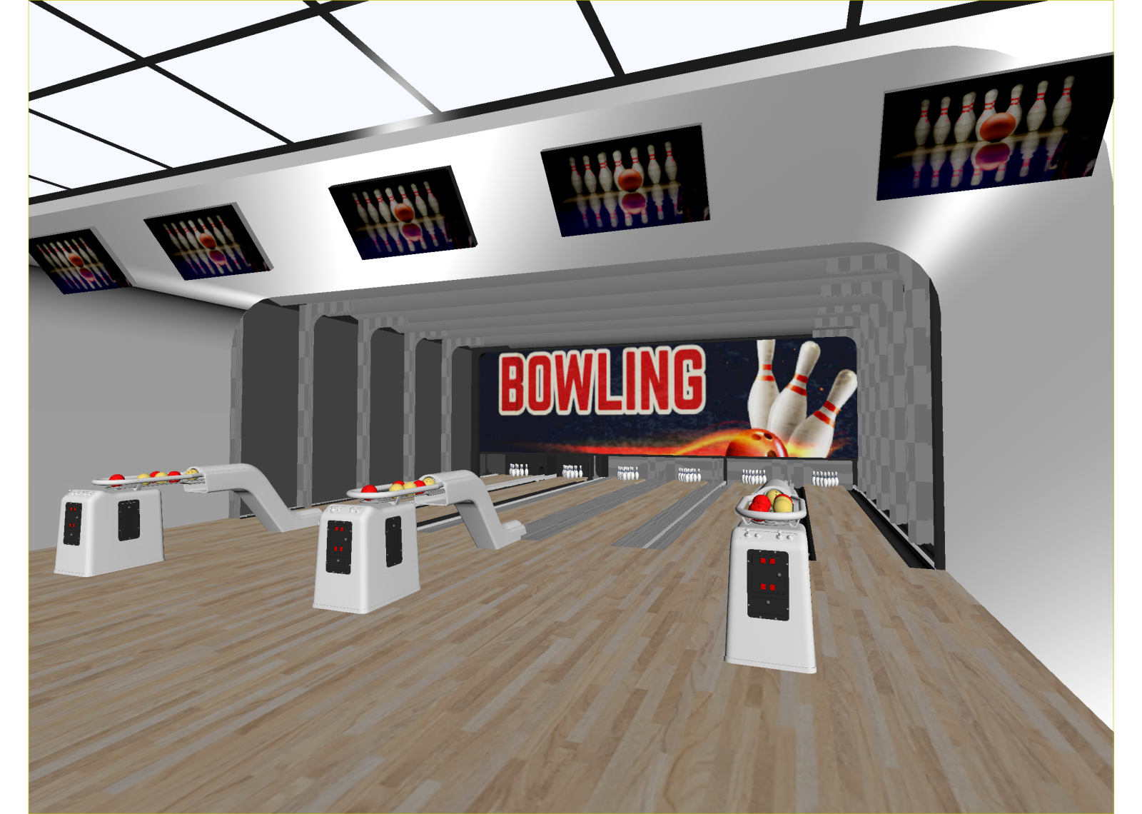 现代台球室3D模型下载【ID:1214698435】