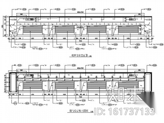 [西安]某欧陆风格豪华售楼处室内装修施工图（含效果）cad施工图下载【ID:161737133】