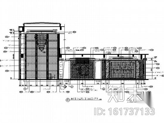 [西安]某欧陆风格豪华售楼处室内装修施工图（含效果）cad施工图下载【ID:161737133】