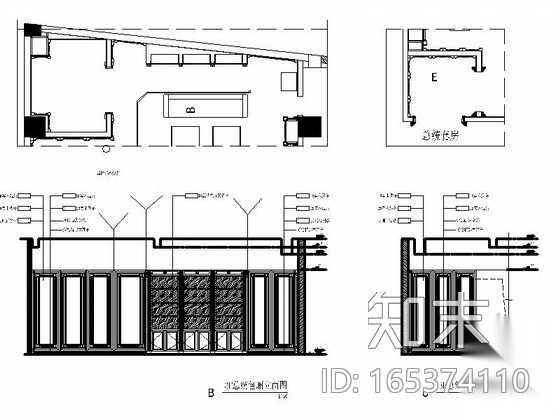 [福建]某豪华KTV总统包房室内装修施工图cad施工图下载【ID:165374110】