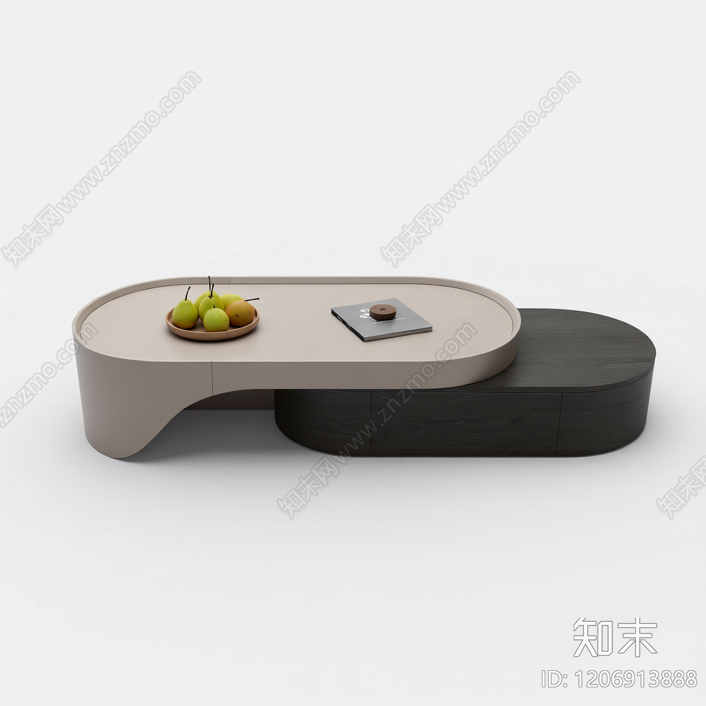 异形双色茶几3D模型下载【ID:1206913888】