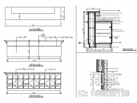 现代化专业眼科医院装饰工程图cad施工图下载【ID:164839158】