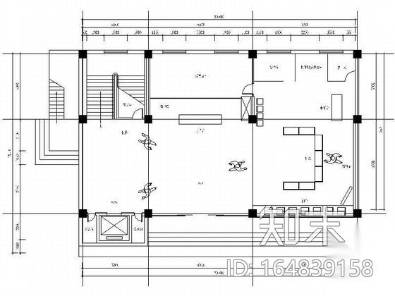 现代化专业眼科医院装饰工程图cad施工图下载【ID:164839158】