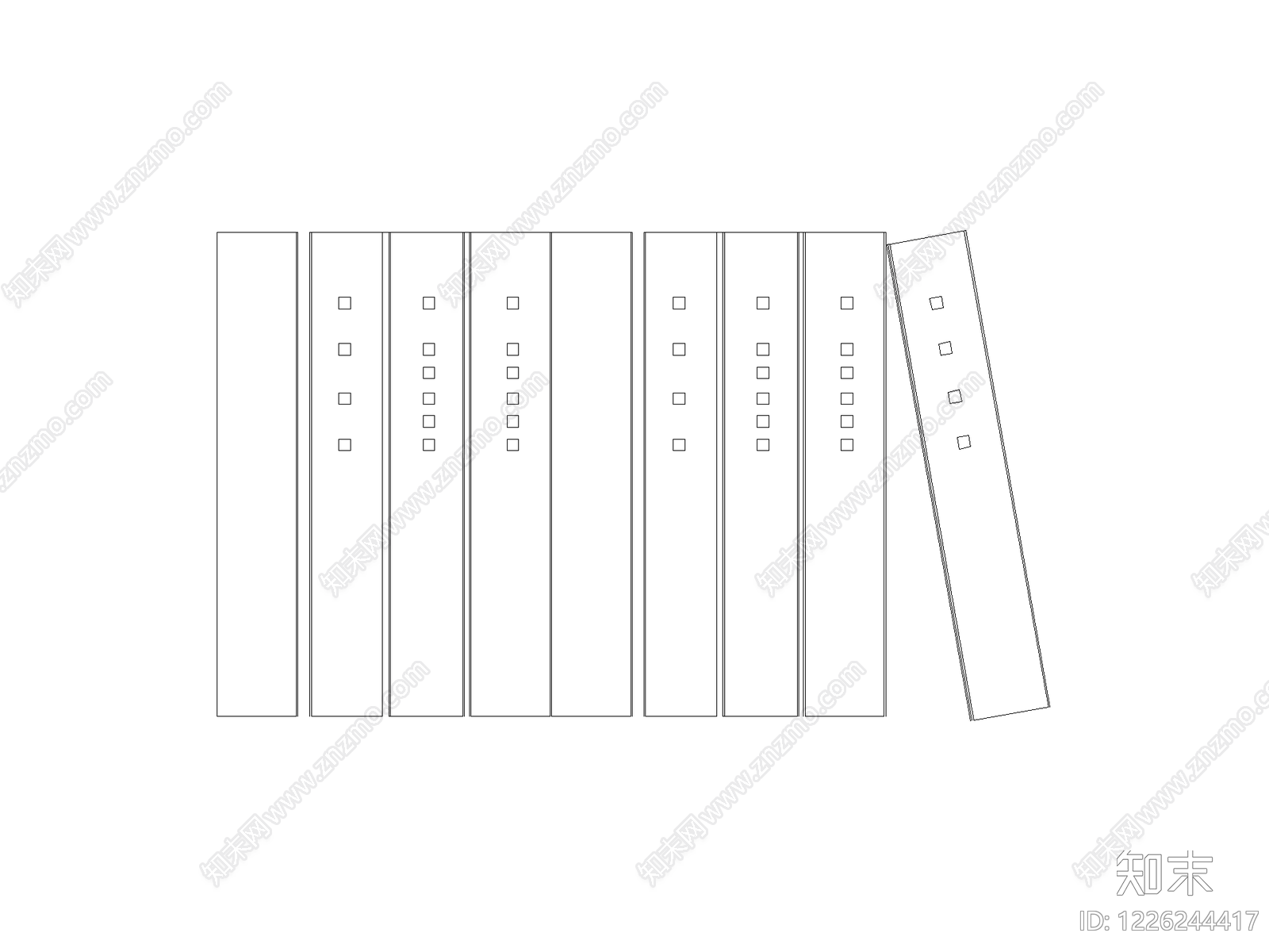 开关插座CAD图纸
