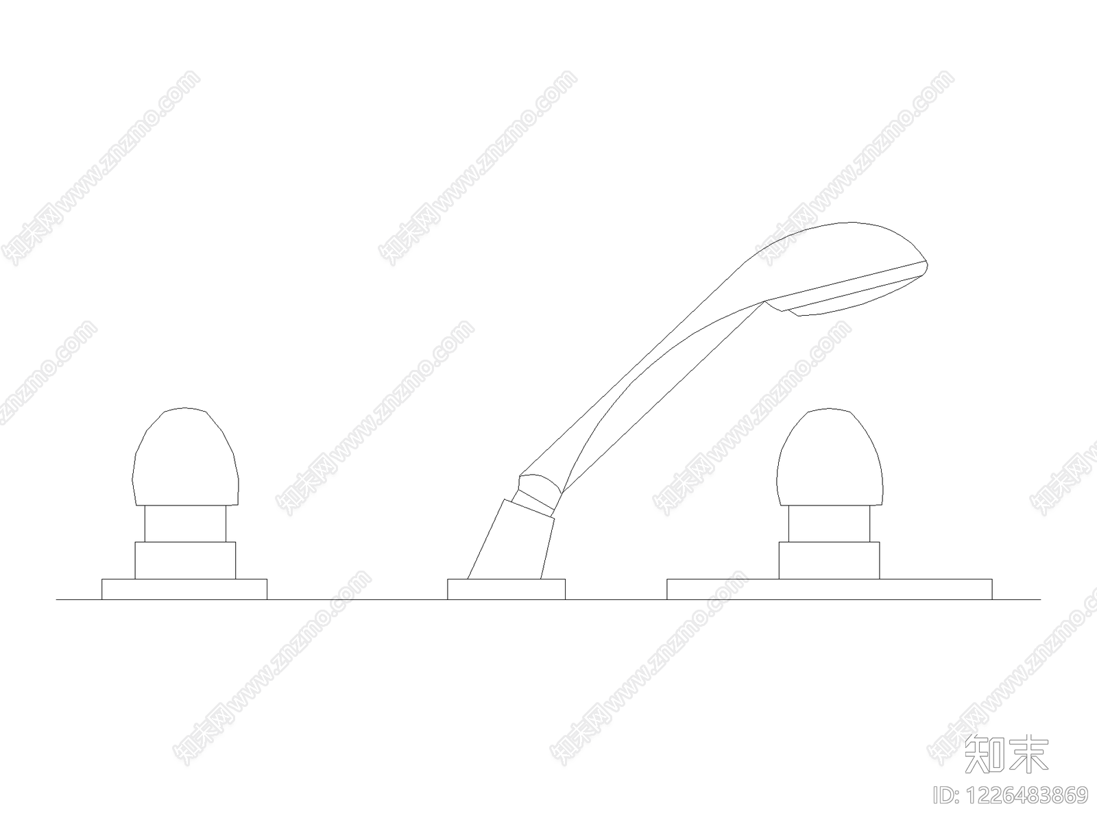 灯具图块cad施工图下载【ID:1226483869】