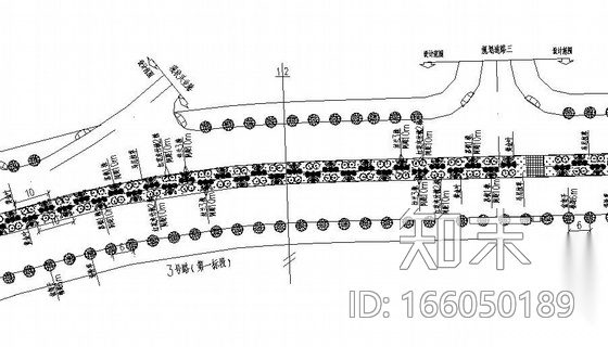深圳某街道绿化景观施工图cad施工图下载【ID:166050189】