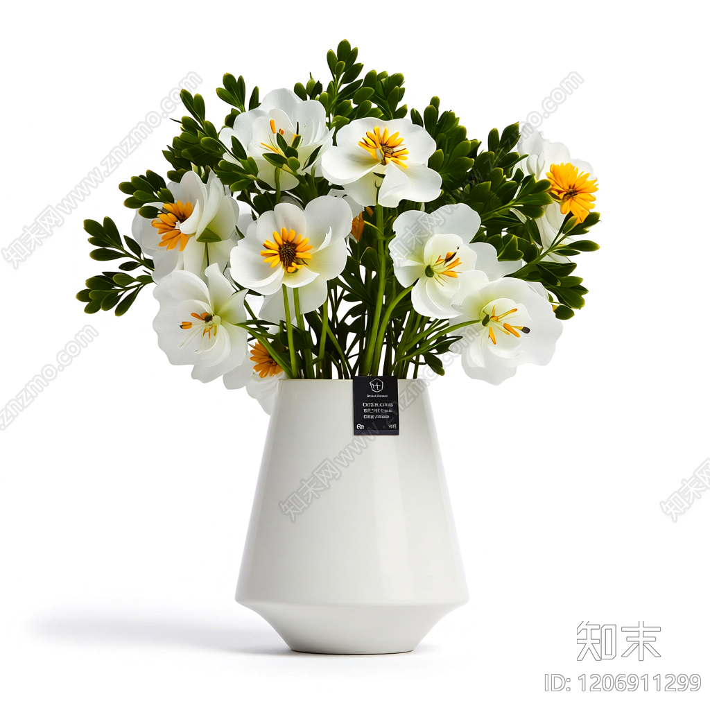 花瓶插花装饰品3D模型下载【ID:1206911299】