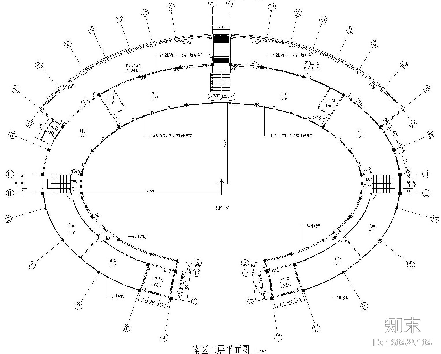 [广东]汉堡王河源热水服务区CAD施工图+效果图cad施工图下载【ID:160425104】