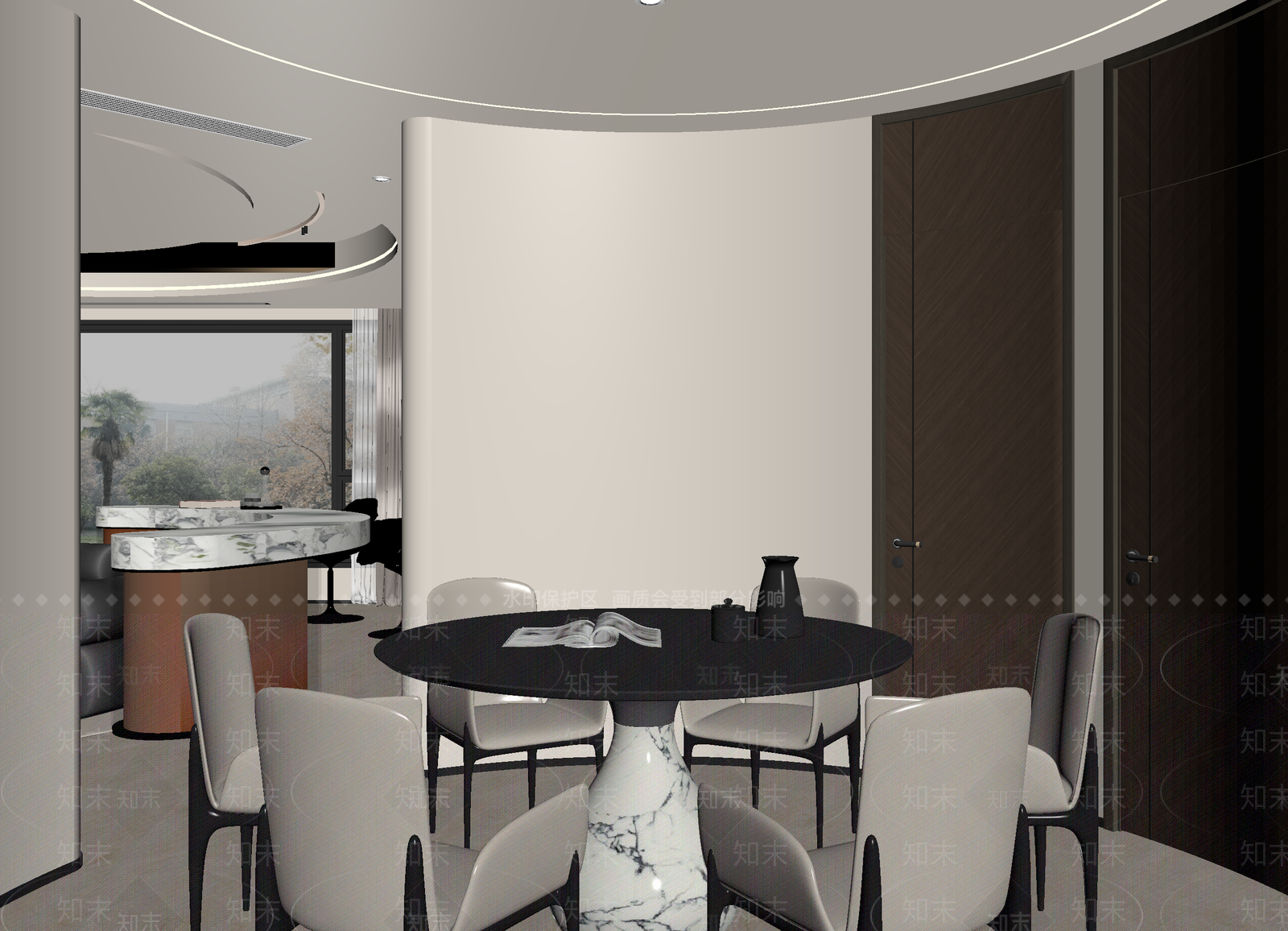现代咖啡厅3D模型下载【ID:1215098971】