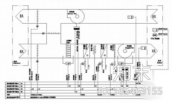 某冷冻站全套BAS系统控制原理图cad施工图下载【ID:165463155】