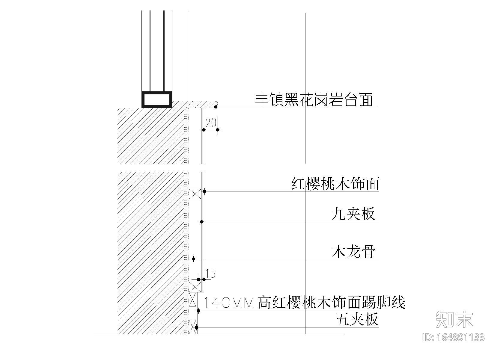 窗口，窗帘盒，窗套，窗下口等节点大样详图cad施工图下载【ID:164891133】