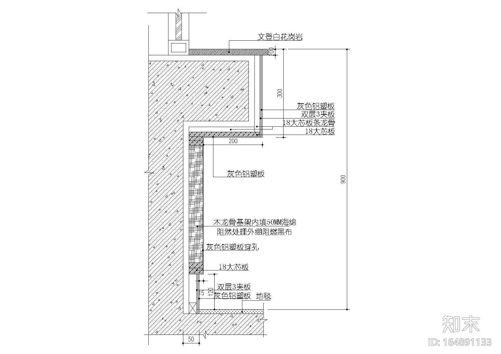 窗口，窗帘盒，窗套，窗下口等节点大样详图cad施工图下载【ID:164891133】