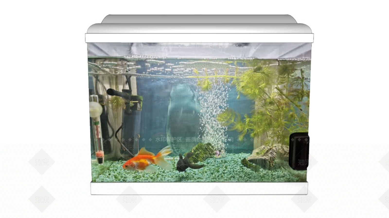 水族馆SU模型下载【ID:1162062155】