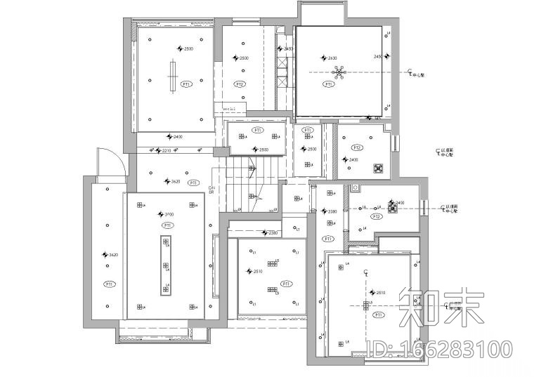 [福建]厦门郑女士样板间CAD施工图+效果图cad施工图下载【ID:166283100】