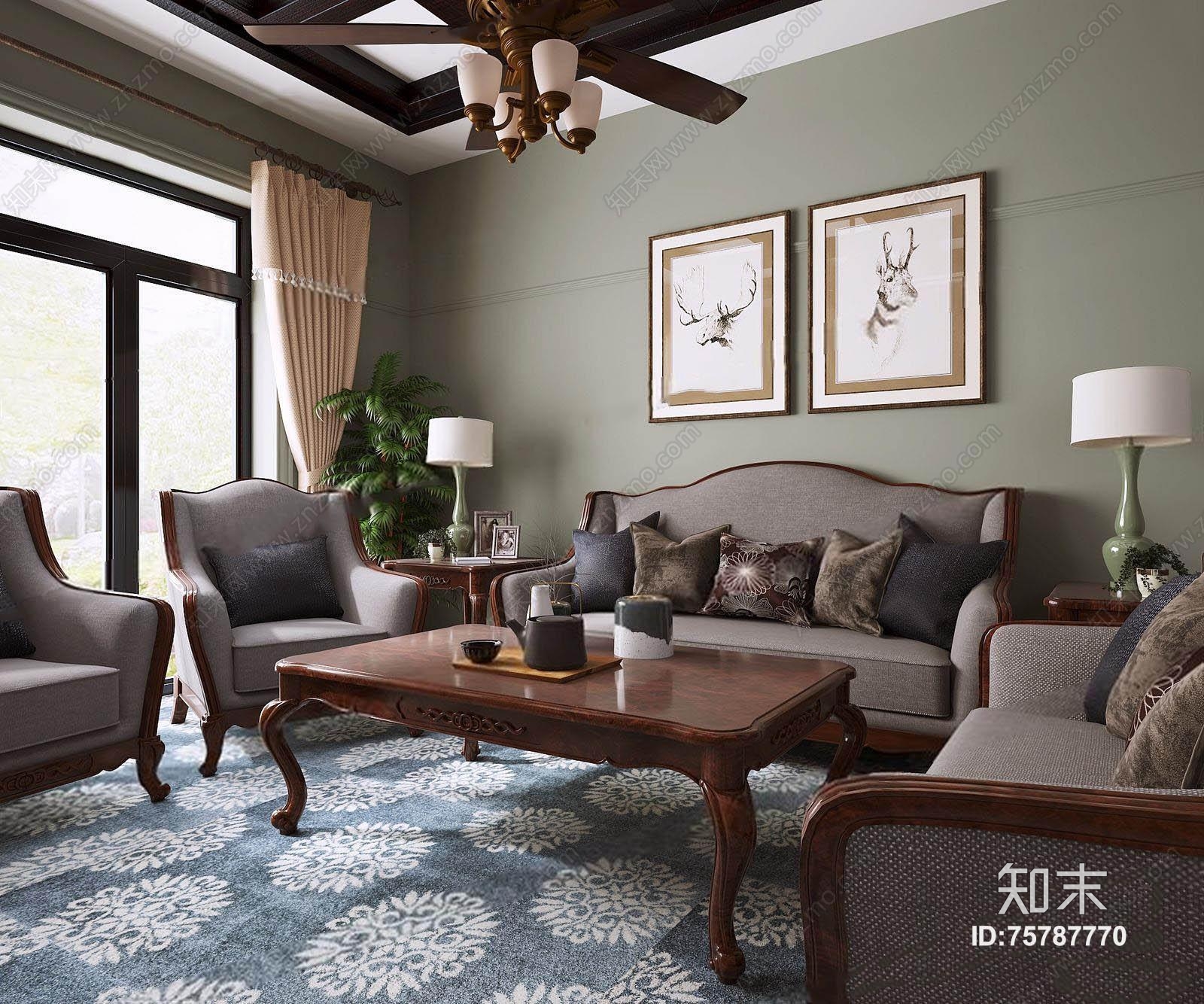 美式沙发现代风格,现代风格沙发(第5页)_大山谷图库