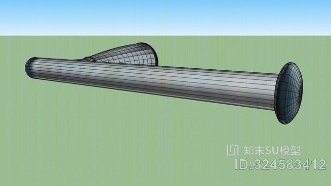 丹泽纸巾架SU模型下载【ID:324583412】