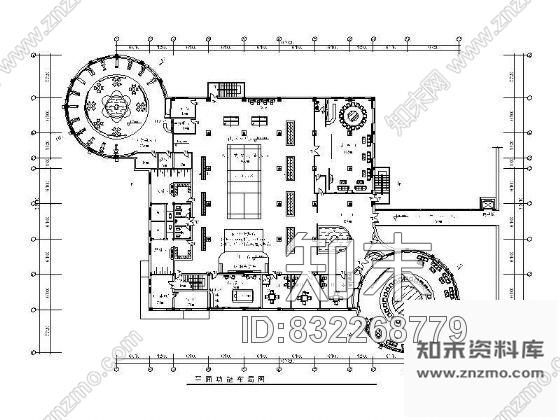 图块/节点办公楼平面设计图施工图下载【ID:832268779】