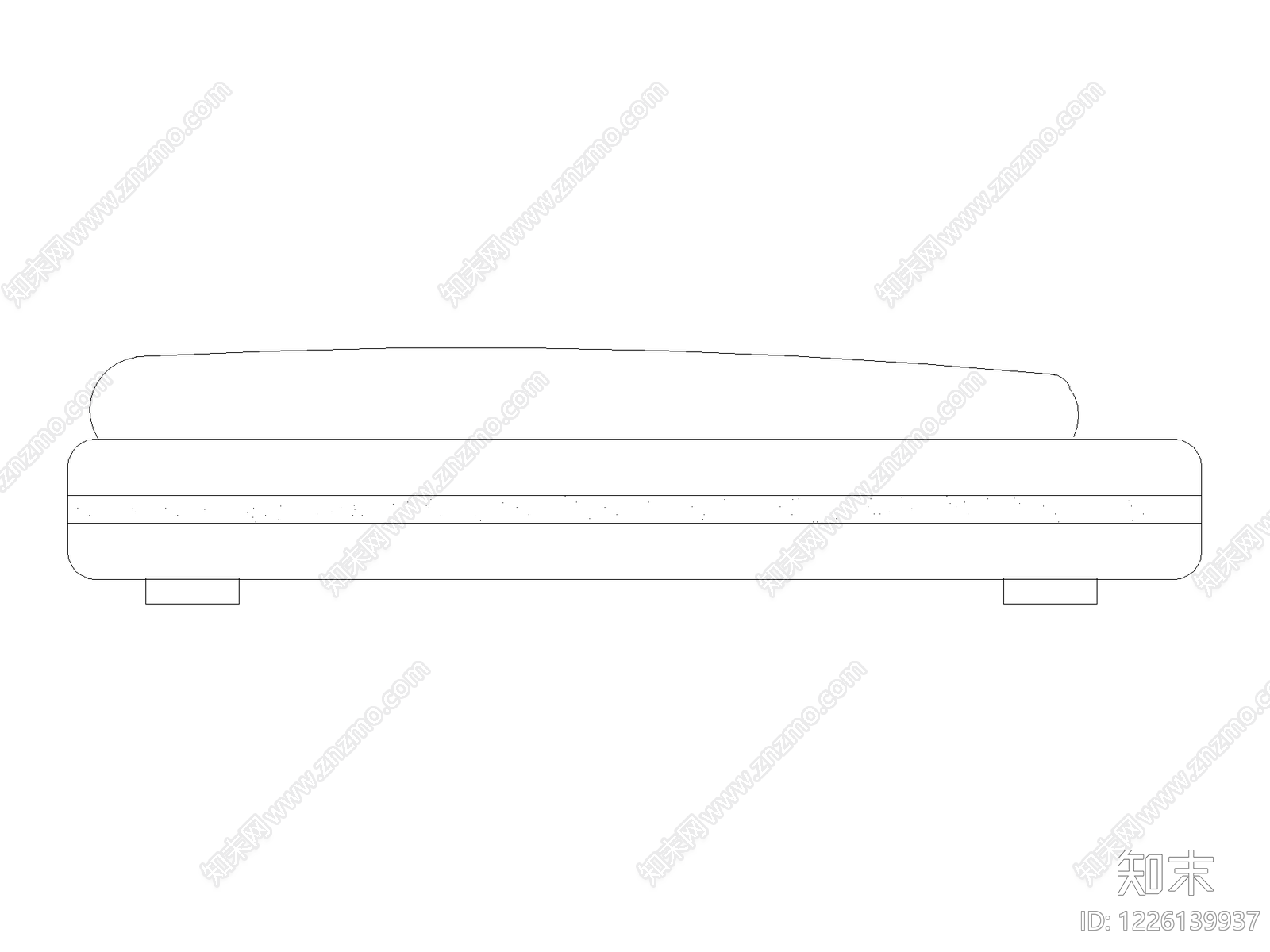 沙发cad施工图下载【ID:1226139937】