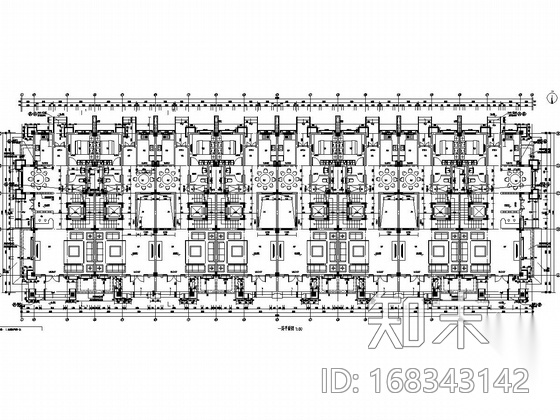 三层异形柱框剪cad施工图下载【ID:168343142】