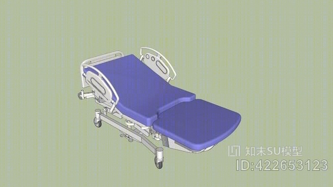 现代病床SU模型下载【ID:422653123】