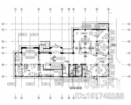 [南京]某健康住宅售楼处装修图cad施工图下载【ID:161740188】