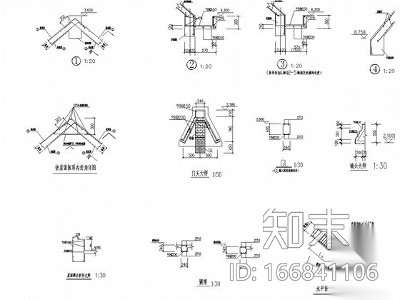 三层砌体结构住宅结构图cad施工图下载【ID:166841106】